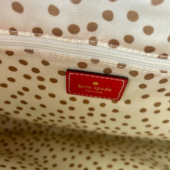 Kate Spade Red Purse and wallet Set. Cherry Red in excellent condition❤️ - Picture 8 of 9